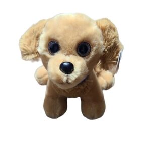 First & Main GOLDEN RETRIEVER Puppy Dog Wuffles Plush Stuffed Toy 7"